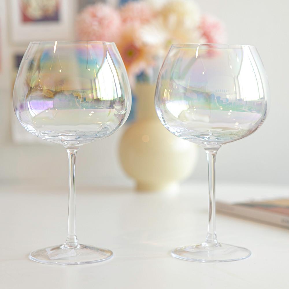 LSA 홀로그램 오로라 와인잔 (명품 고급 와인잔 세트)