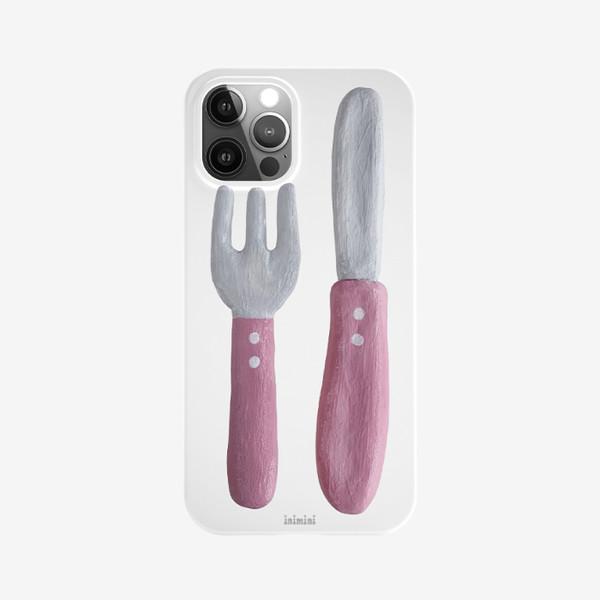 inimini | Pink cutlery case