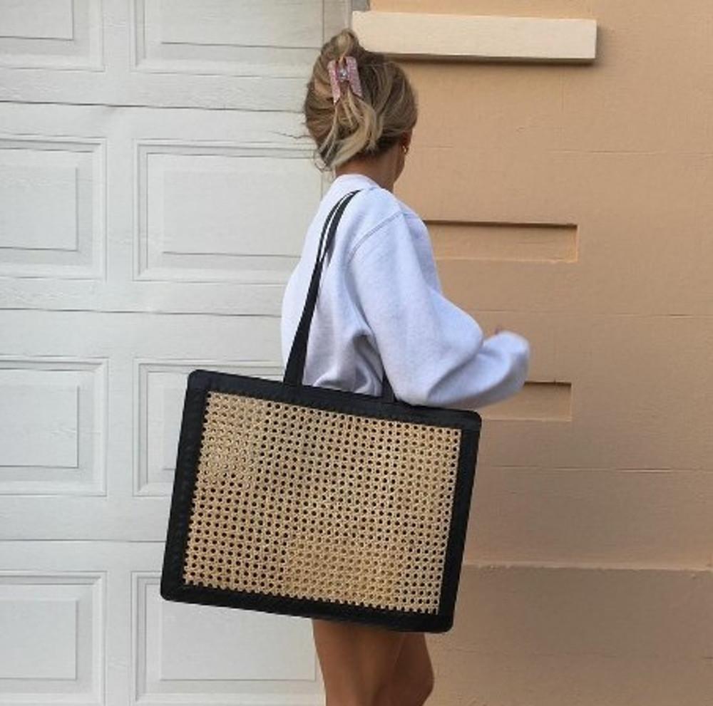 케인쇼퍼백L 인도네시아 라탄백