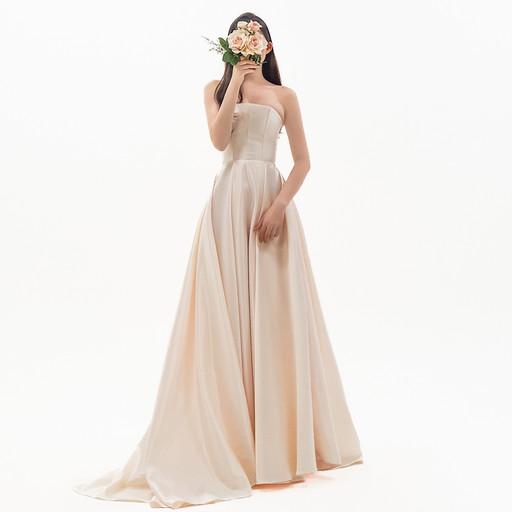 [쉬룸]벚꽃 오프숄더 3단변신 셀프웨딩드레스