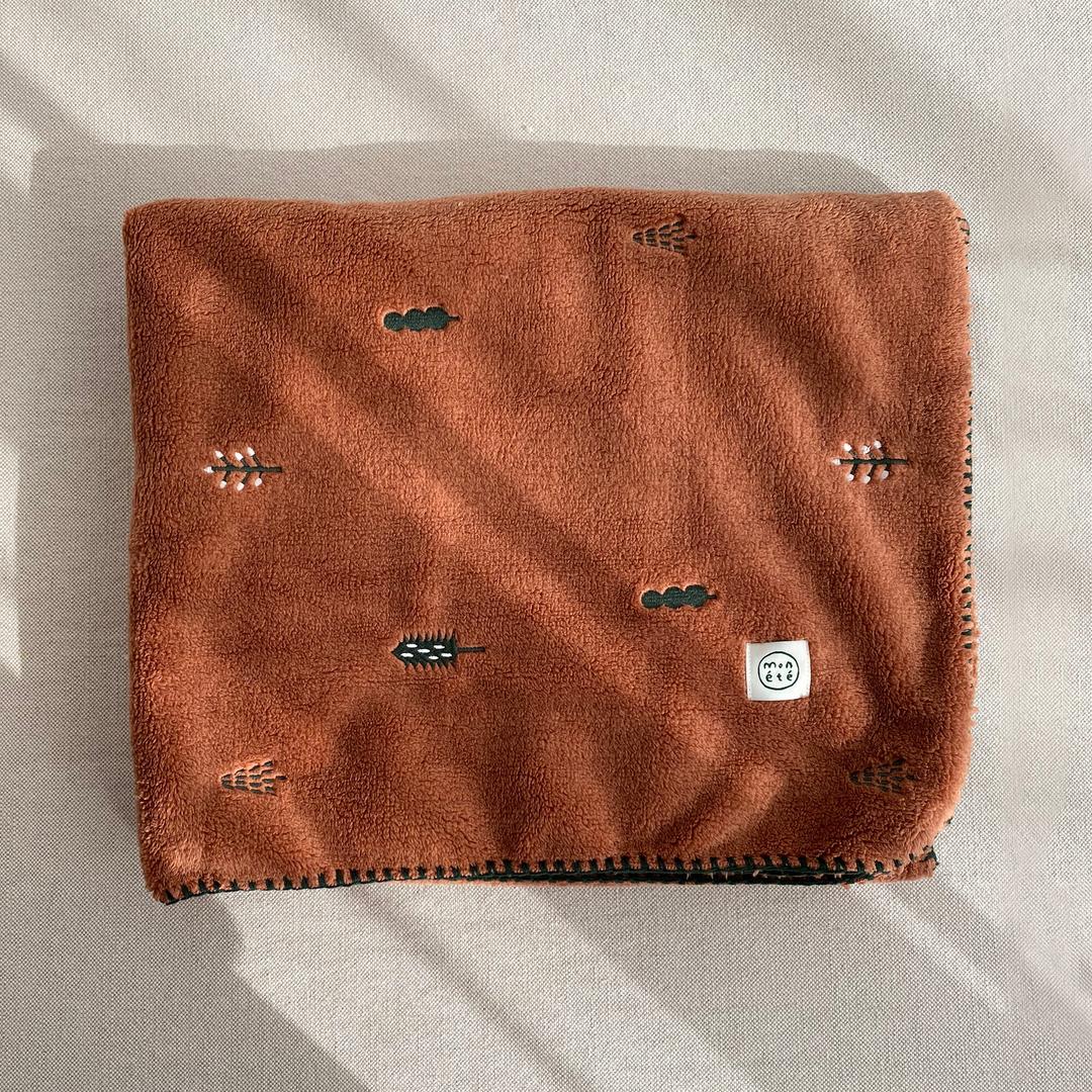 Winter Forest Blanket - brick