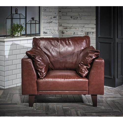 RV 루게 1인 소파(반다이크브라운)_(11538192)