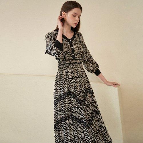 엠파이어 레이스 플리츠 원피스 MK10OP700HJZ