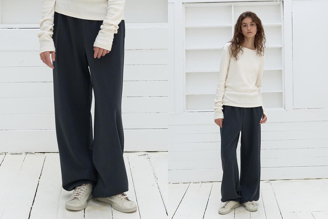 Standard two way sweatpants (navy)