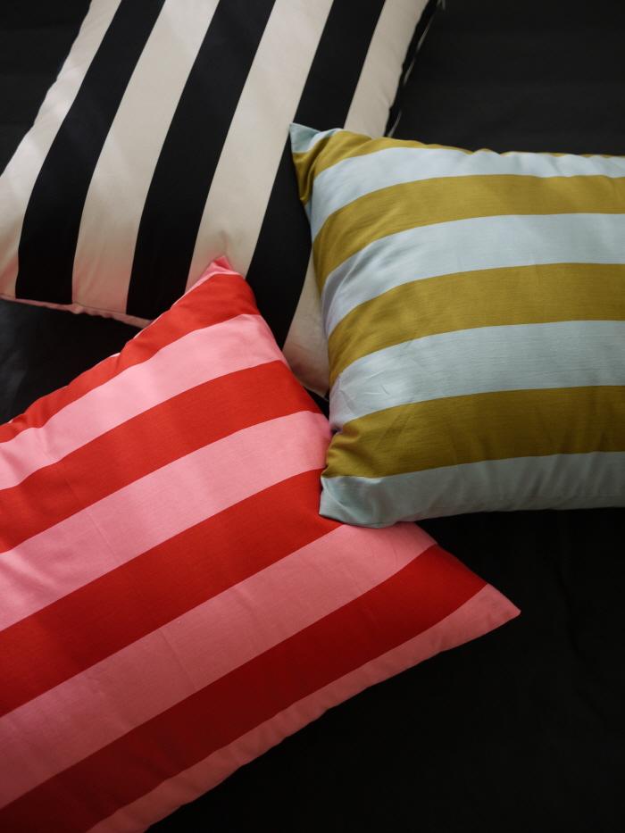 thick stripe pillow case 3colors