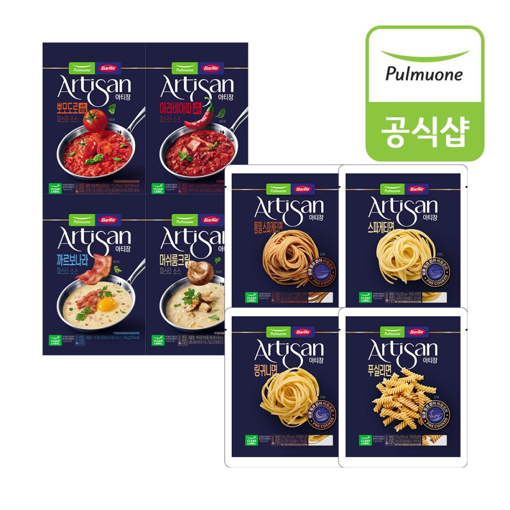 풀무원 바릴라 아티장 파스타소스/파스타면 골라담기 (뽀모도로/아라비아따/까르보나라/머쉬룸크림소스 외) [원산지:상세설명에 표시]