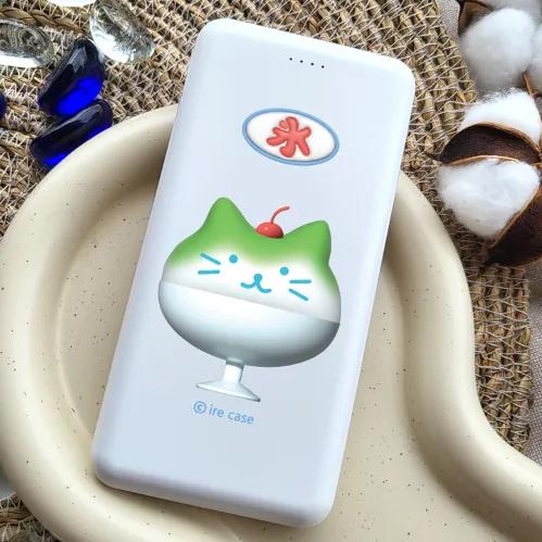 ❤️[에이블리단독]❤️고양빙수❤️보조배터리 10000mAh 아이폰 갤럭시 듀얼젠더 대용량 여행용 외출용 휴대용