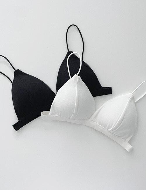 절개 슬림 일체형 브라탑 [2color]