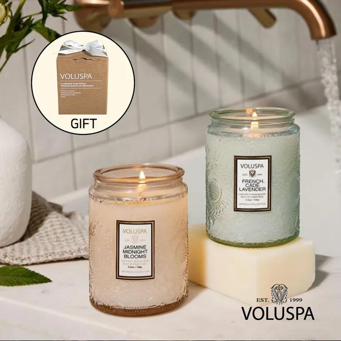 [선물포장+쇼핑백] 볼루스파 자포니카 M 글라스캔들 5.5oz(156g) (택1)