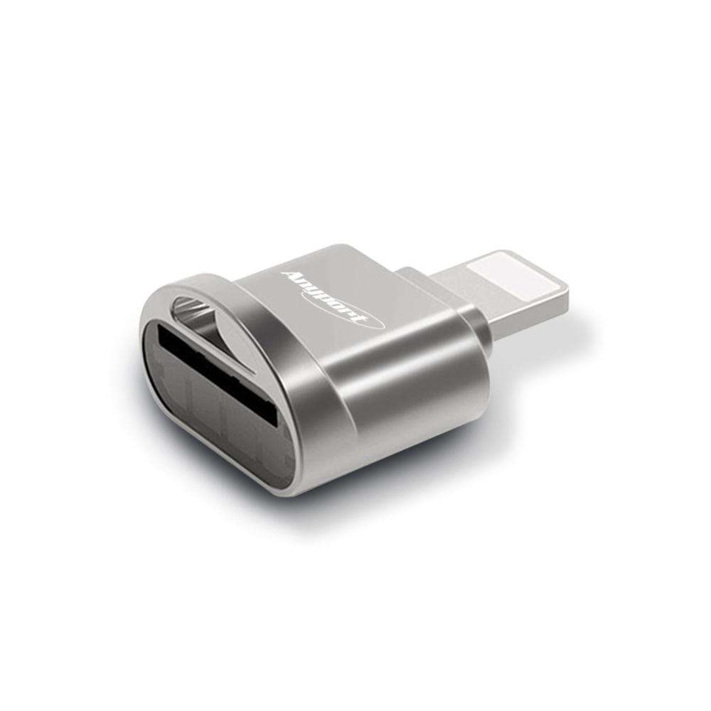 애니포트 아이폰 8핀 OTG Micro SD / TF 카드리더기 AP-ICR10