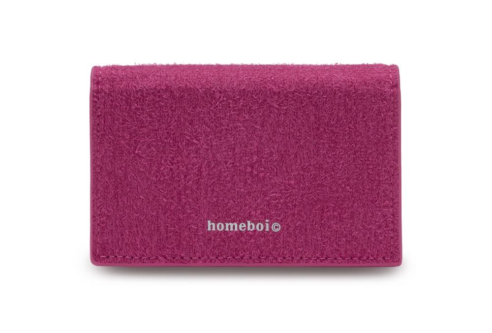 Accordion suede card hoder (아코디언 스웨이드 카드 홀더 ) - wine