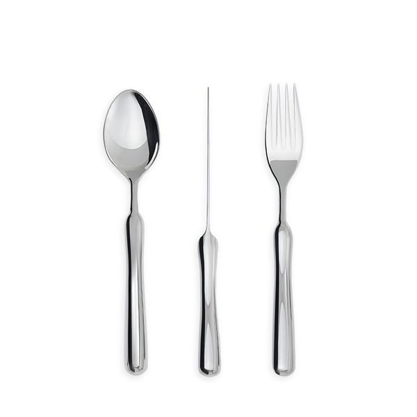 Dessert Size Set Silver Edition