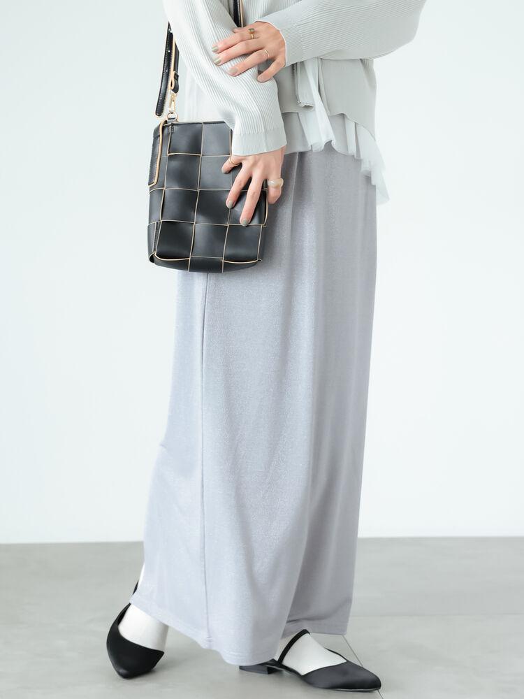 Lugnoncure/ラメ混ナロースカート(スカート) | CAN ONLINE SHOP