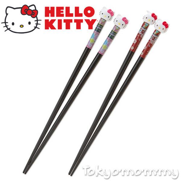 (일본)헬로키티 기모노 우드 젓가락 (2type_기모노시리즈) 입체 젓가락