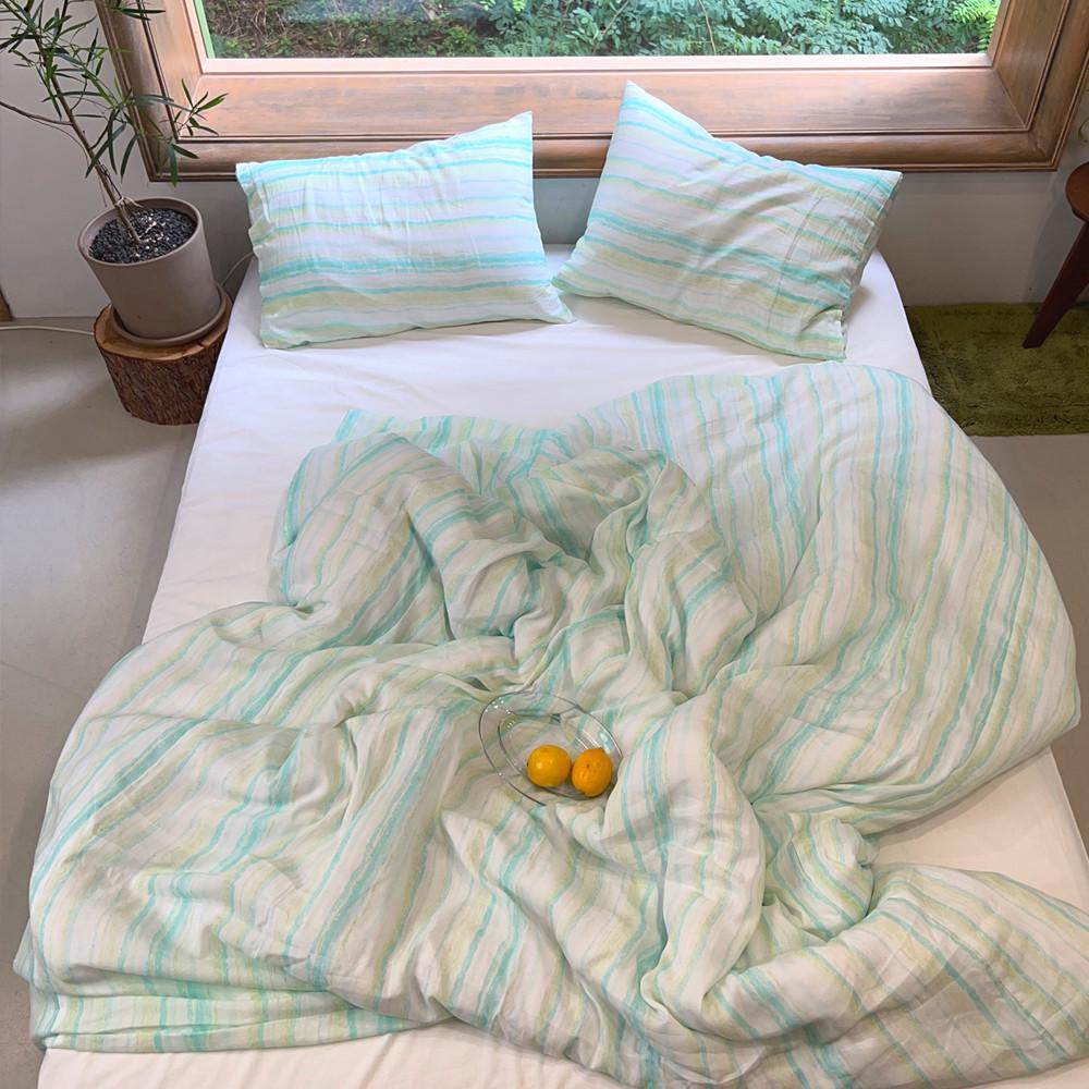 무성화 수풀 100% 텐셀 쾌적한 이불커버