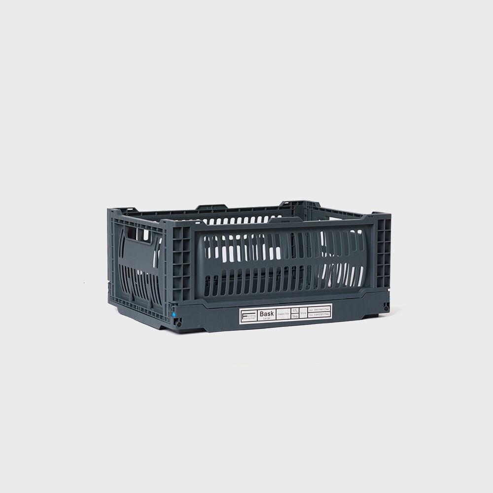 Folding Container Bask (L) BLUE