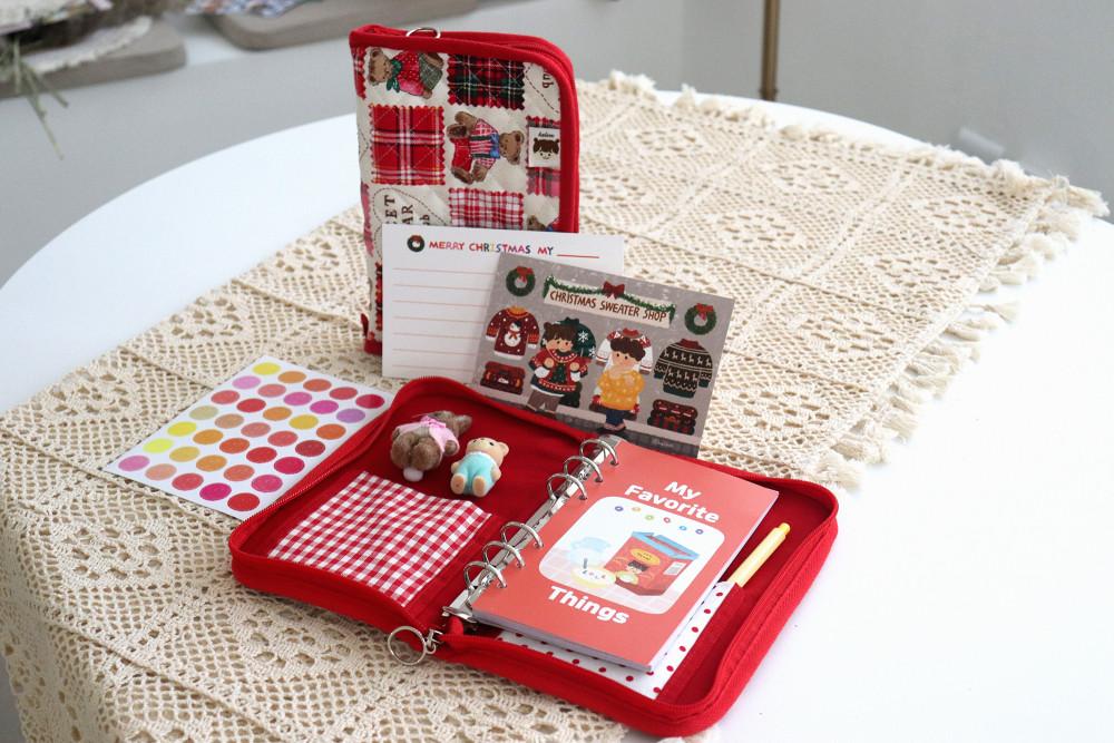 하러브 A6 패브릭 다이어리 커버