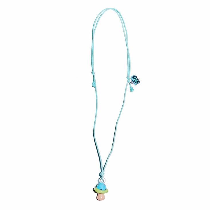 iLOVE MUSHROOM NECKLACE(POLY STRAP) #104