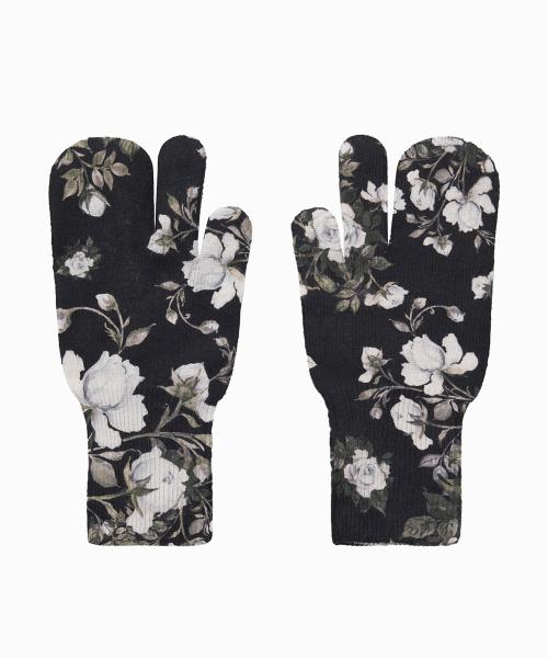 PAINTED TABI GLOVES (UNISEX) FLOWERY