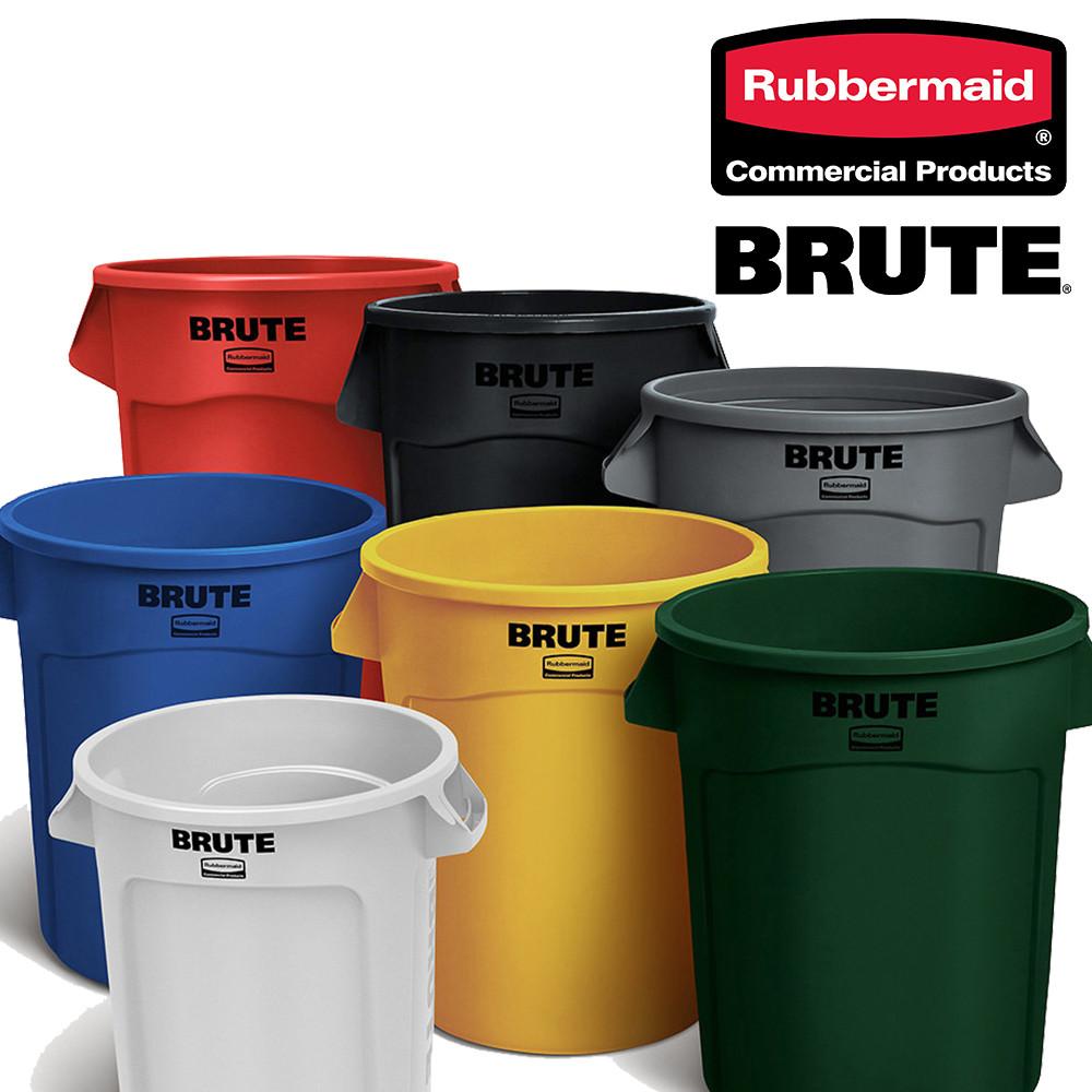 러버메이드 벤티드 브루트 원형 컨테이너 BRUTE 쓰레기통 37L 뚜껑별도