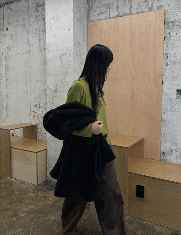 하퍼 기모 스웨이드 슬랙스