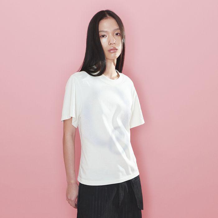 [L 예약발송] Big O Corset Waist Tee, Breeze