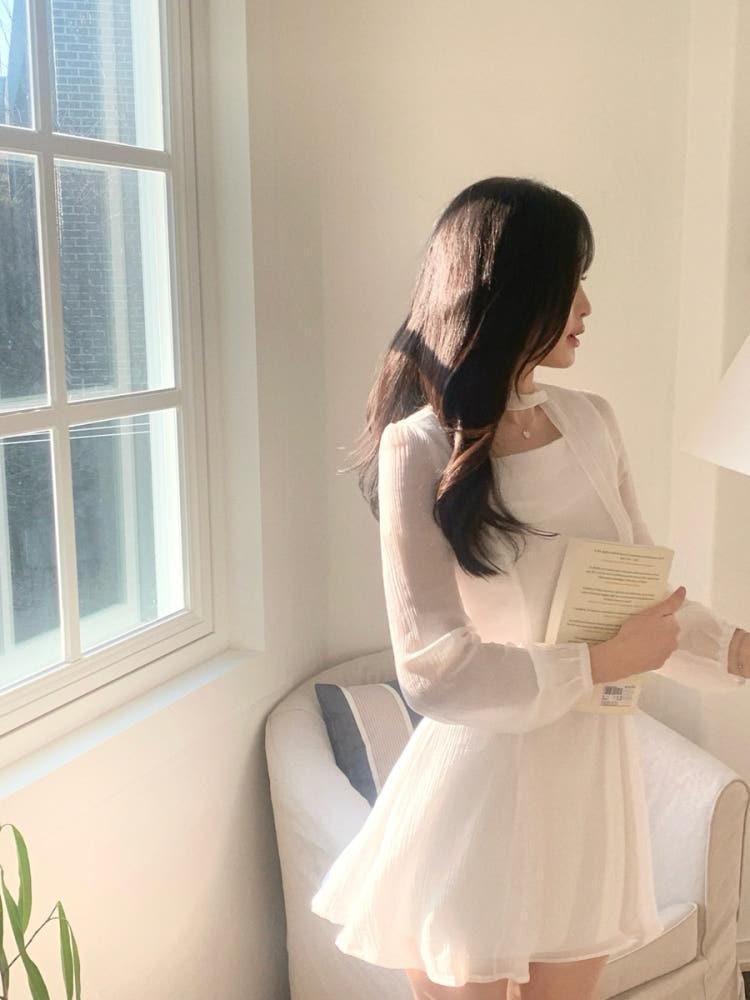 [ ~ 2/10 open sale ] 발렌타인 타이 원피스