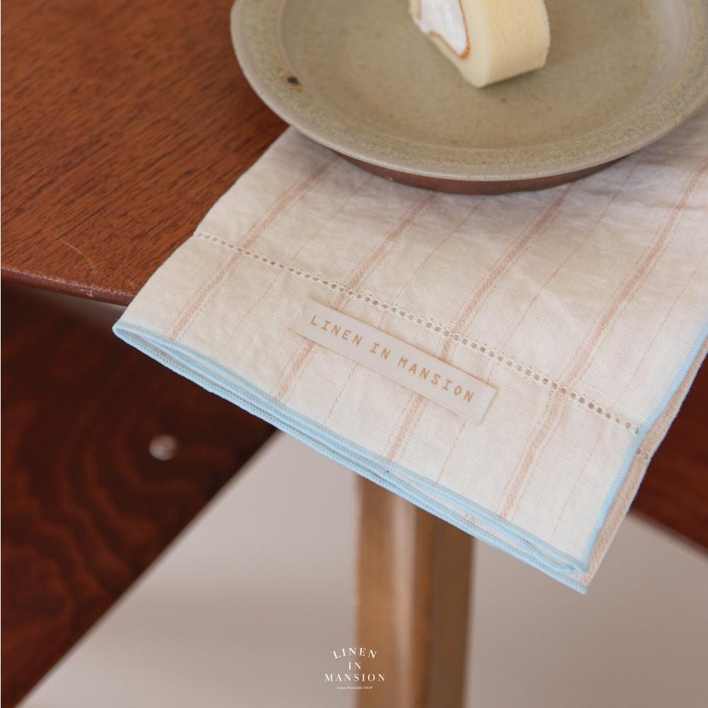 mist stripe linen, 미스트린넨 키친크로스, 냅킨, 전자레인지 덮개