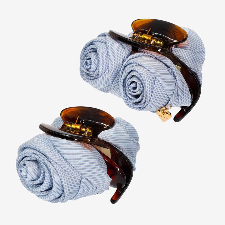 Rosy-rose hair claw, SHIRT