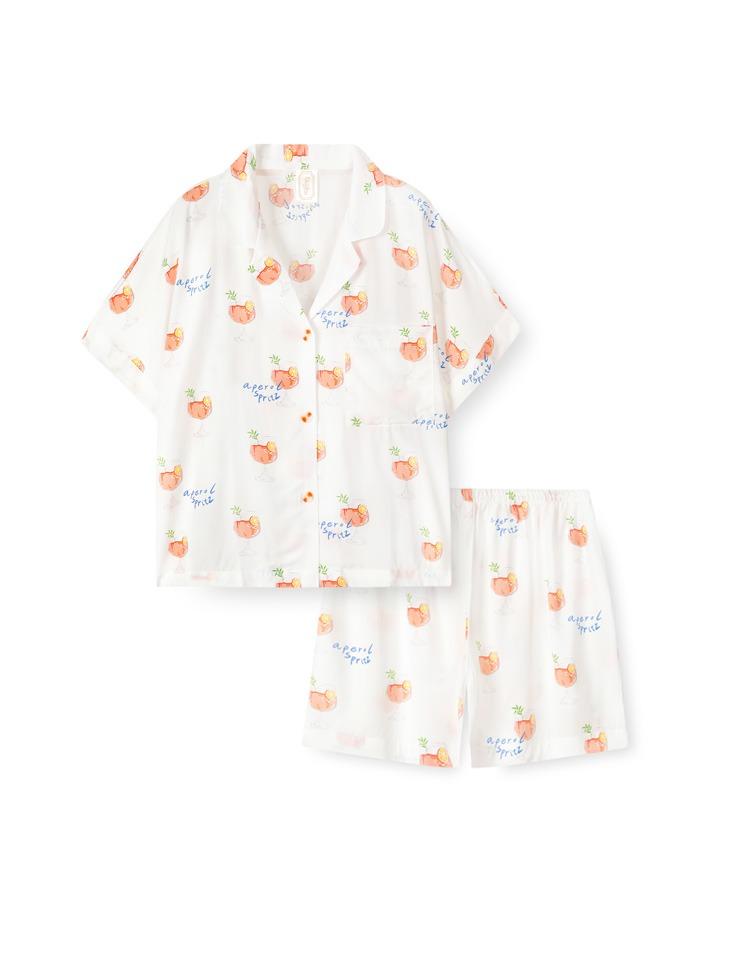 [여성] 6040 아페롤 반소매 상하 (페어)