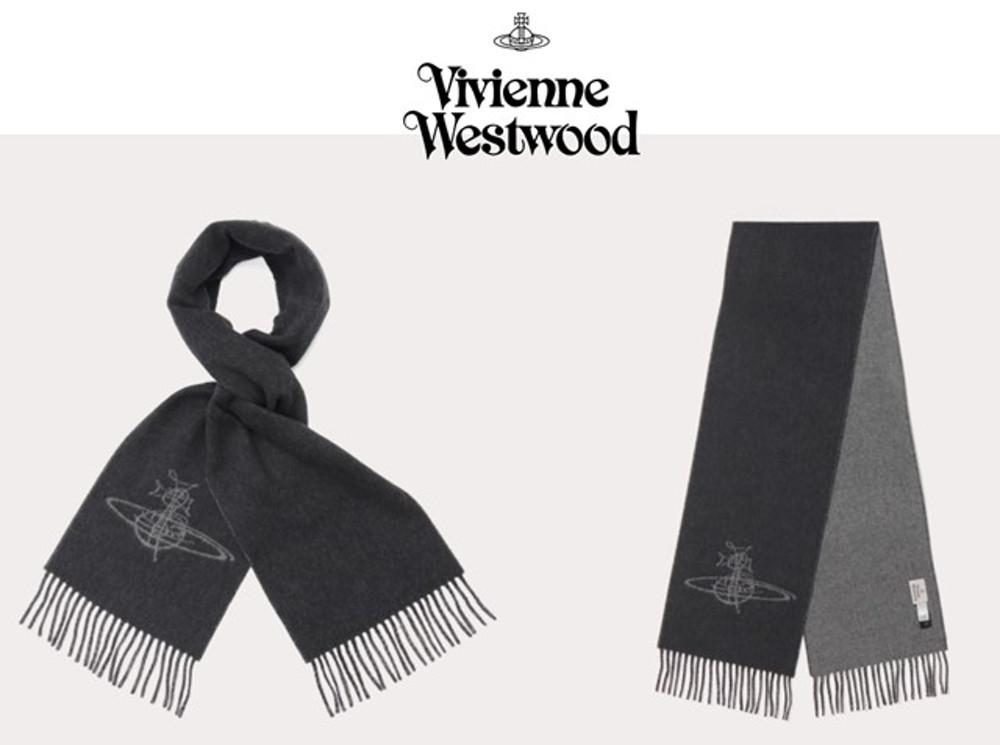 비비안 웨스트우드 vivienne westwood 더블 페이스 ORB 머플러 6종