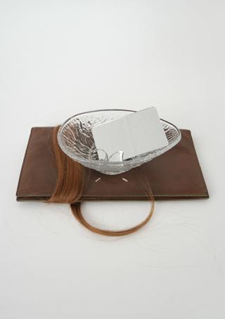 mid-century crack avocado bowl