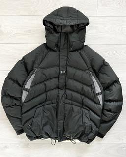 Oakley FW2007 Curve Panelled Technical Vent Down Puffer Jacket - Size