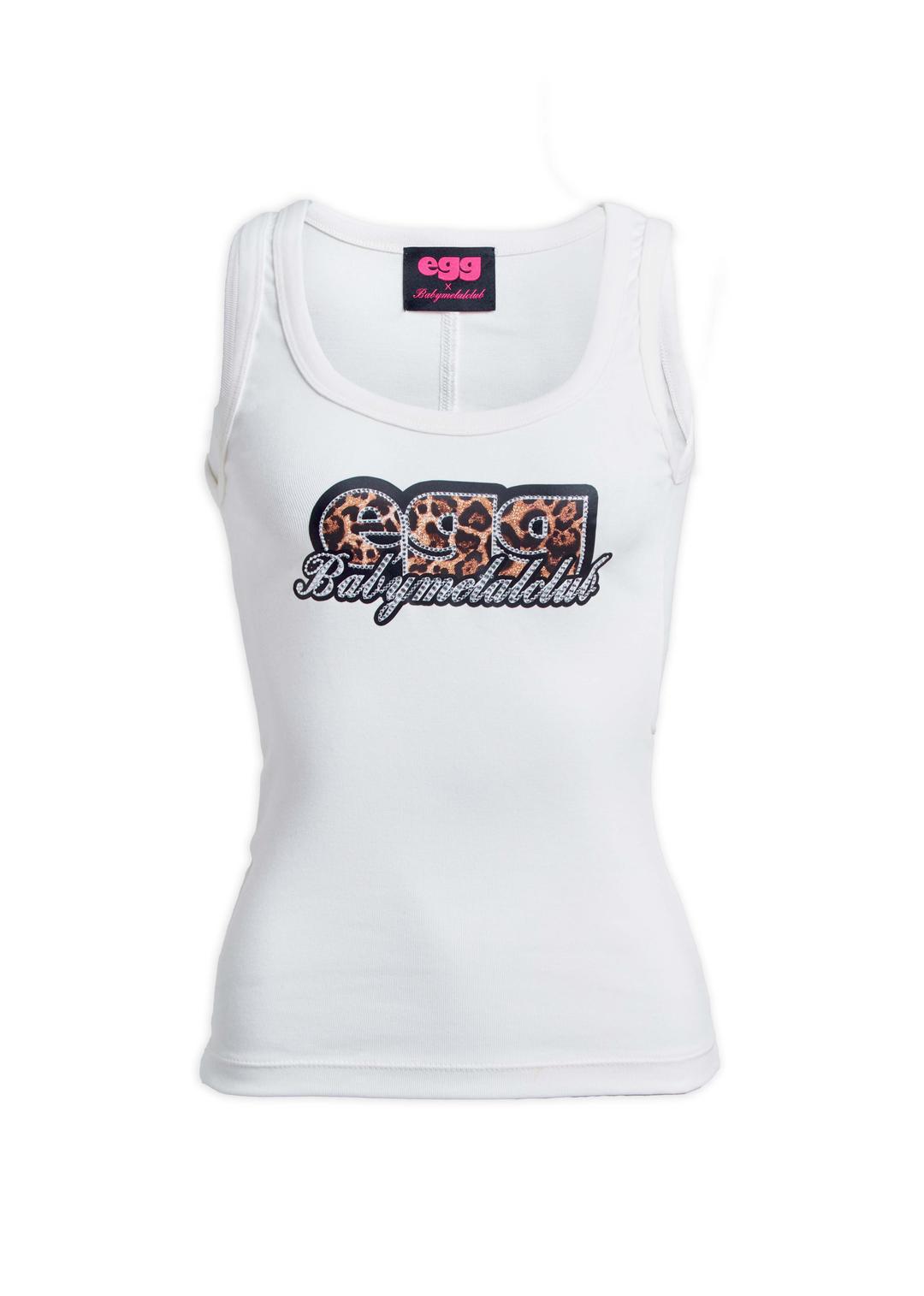 [Pre-Order] [EGGxBabymetalclub] Rhinestone Sleeveless Top (white)