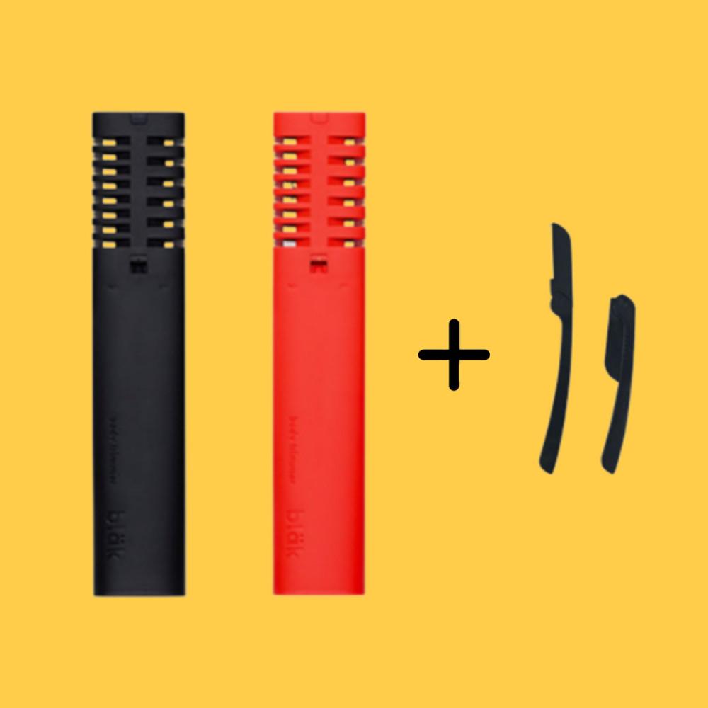 [2개묶음] 다리털숱제거기 블락바디트리머 레그트리머 제모기 숯치기 팔털 겨털 배털 수염