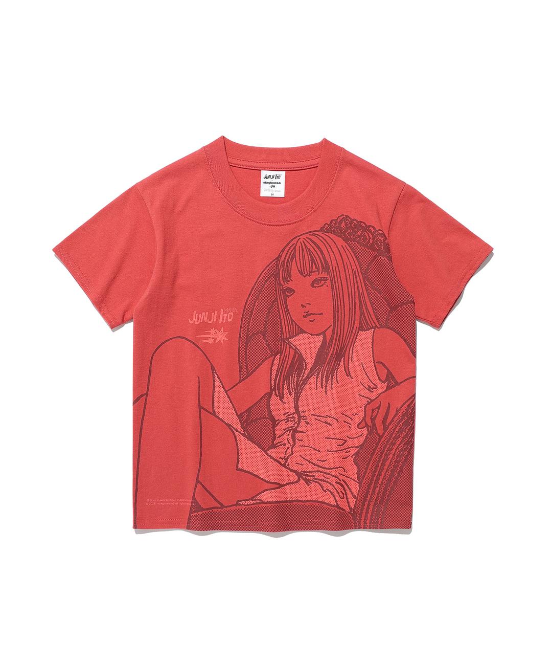 junji ito maniac tomie mini tee[coral]
