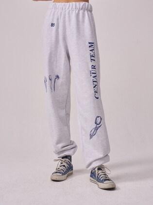 [TC22SSPT03GRNY] EVERY FLOWER SWEATPANTS [GREY NAVY]