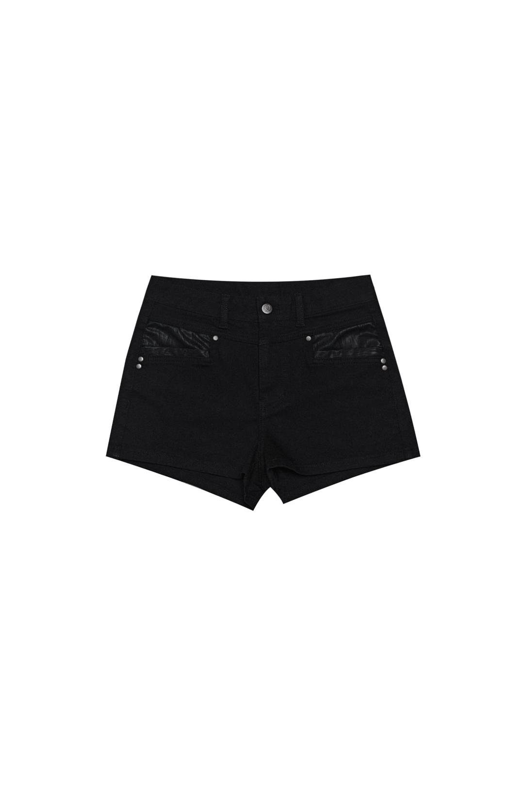BLACK ROSE SHORT PANTS - 달링유어배드