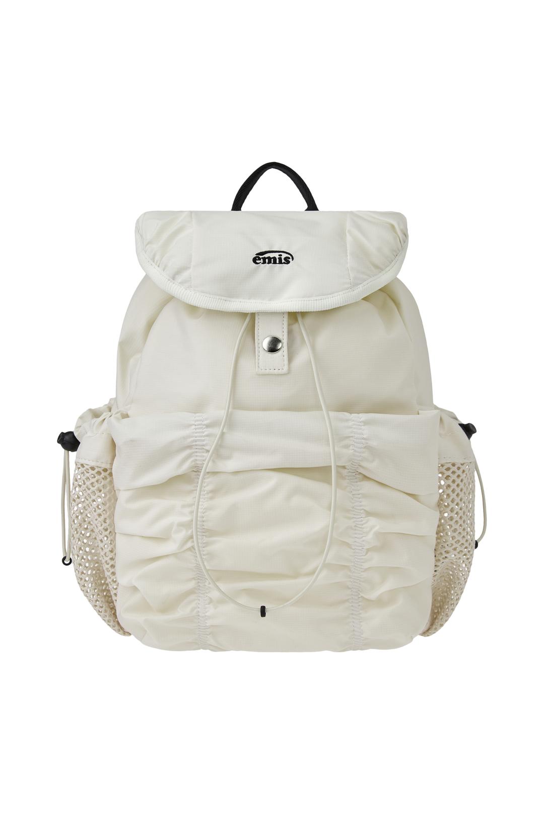 SHIRRING BACKPACK-IVORY