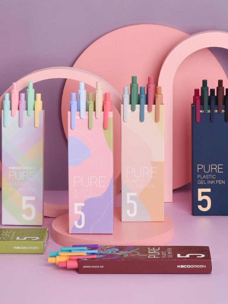 퓨어 에디션 젤펜 볼펜 중성펜 5종 세트