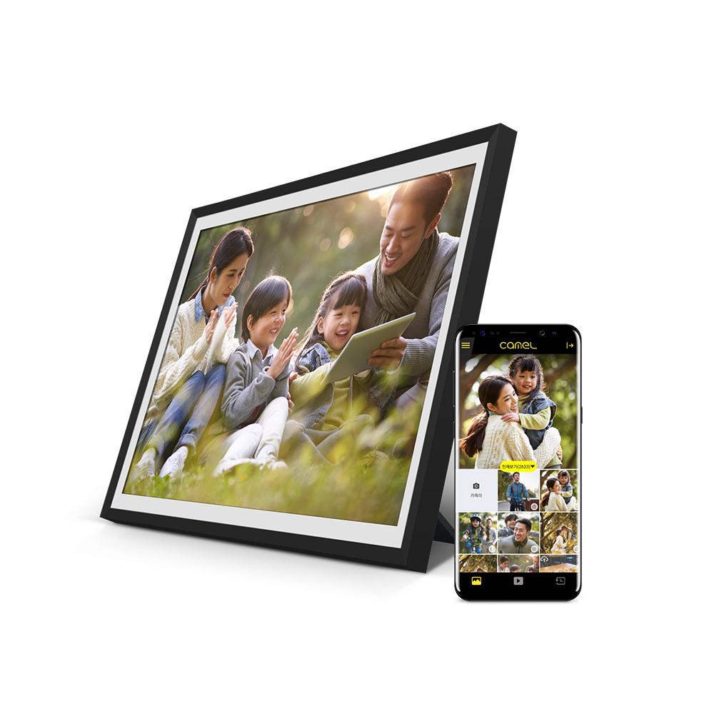 카멜 13인치 클라우드 디지털액자 CPF1310IPS QHD급 터치 자동회전