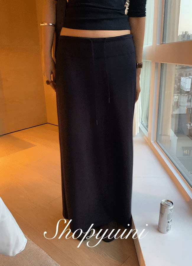 [라이오셀] Harper jersey long skirt (3color)