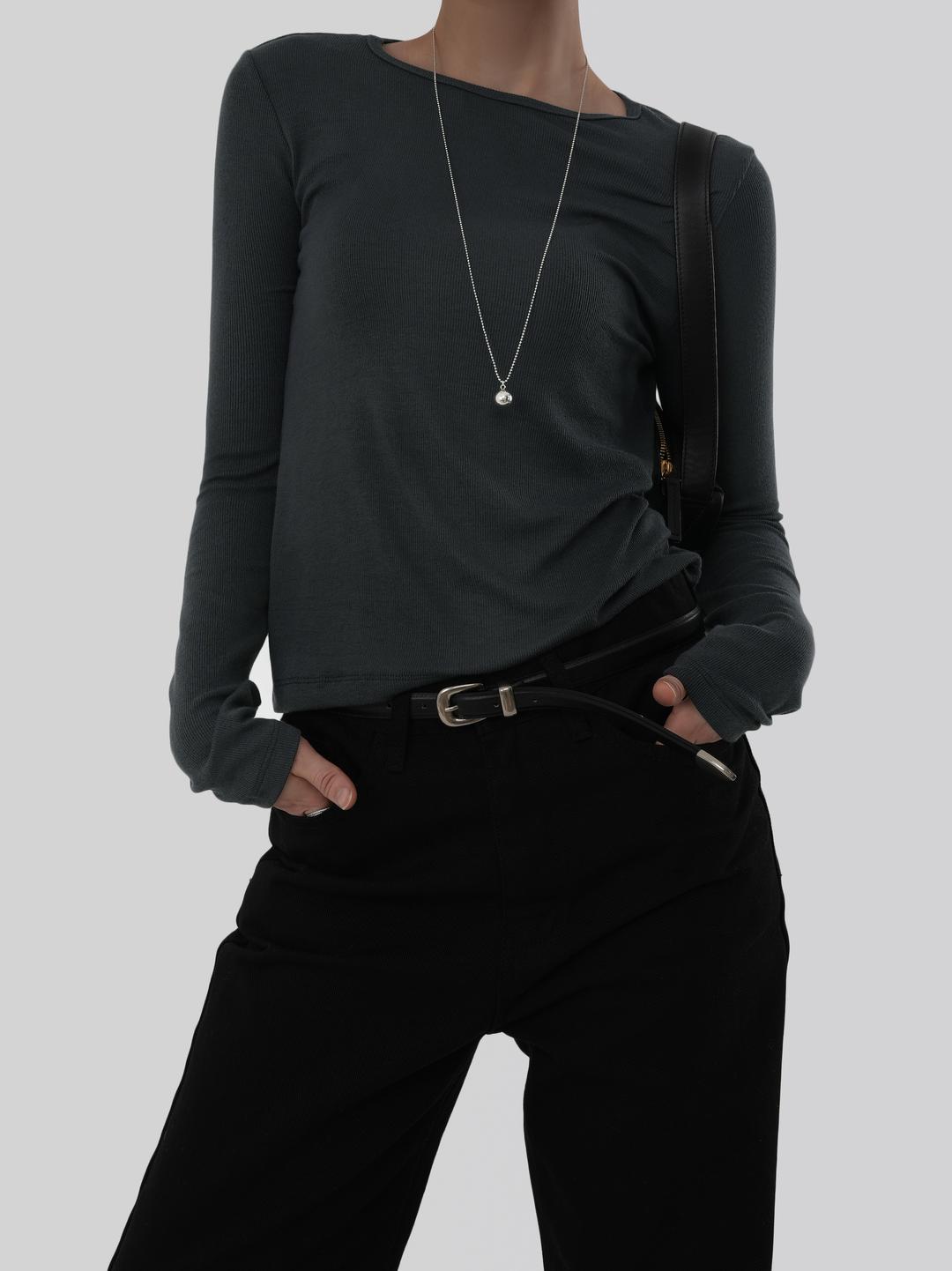 [made]소프트골지티셔츠