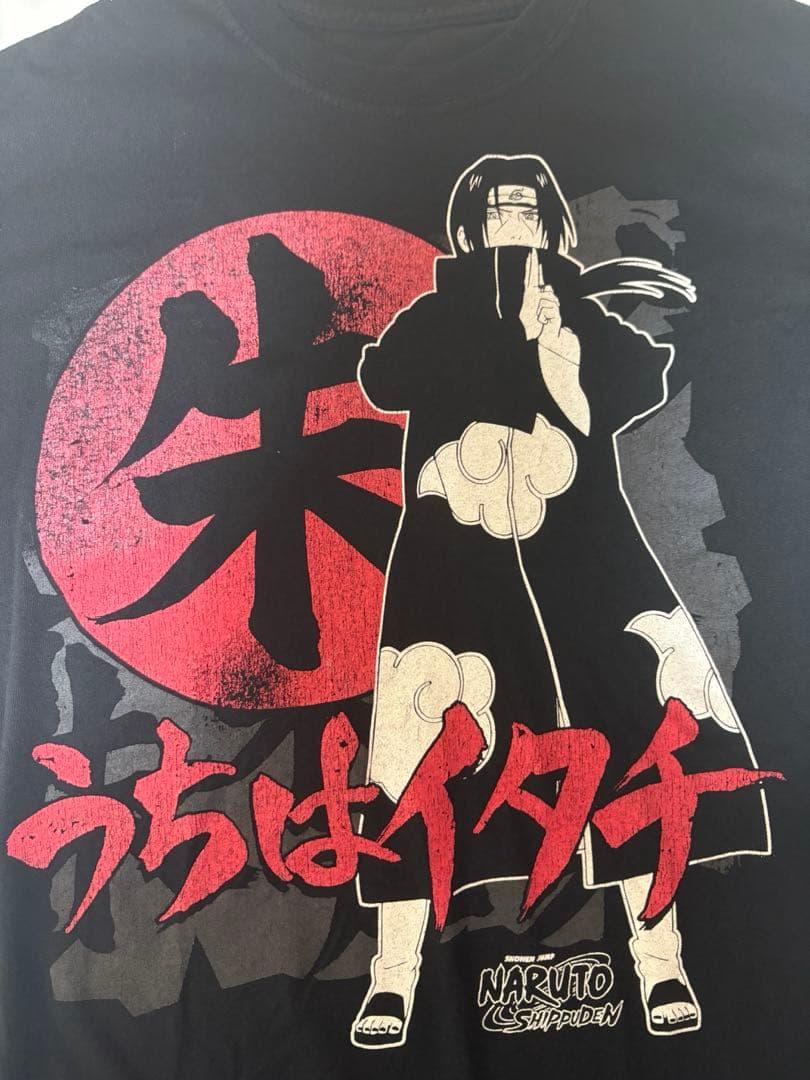 ナルトTシャツ うちはイタチ　M 黒