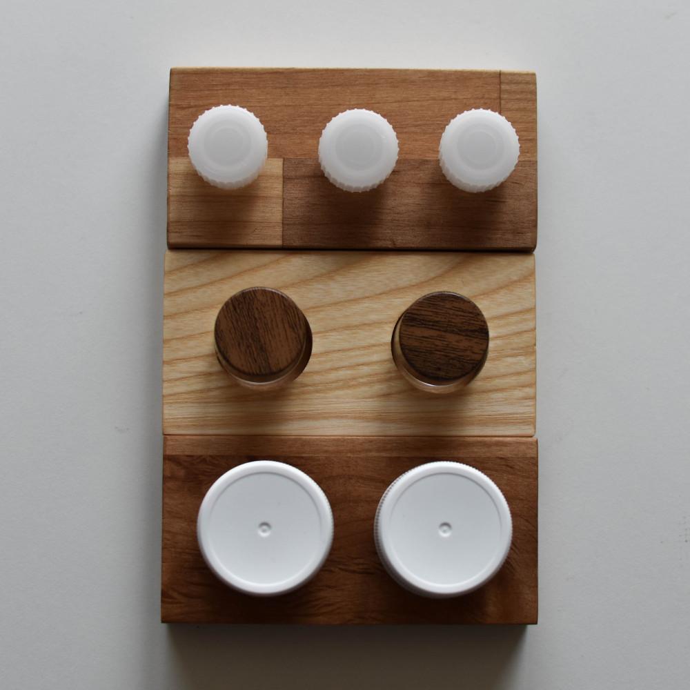 2,3구 원목 잉크병 거치대 by 애월랑