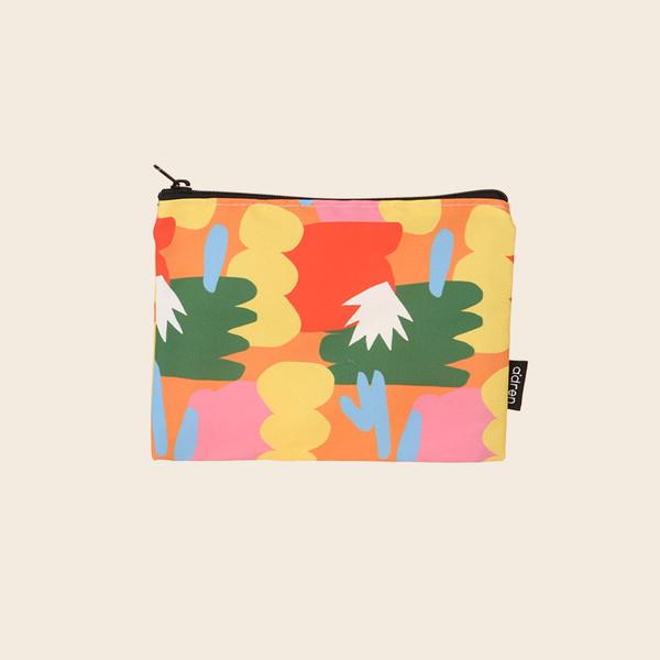 [트리,무지개,나] pattern pouch