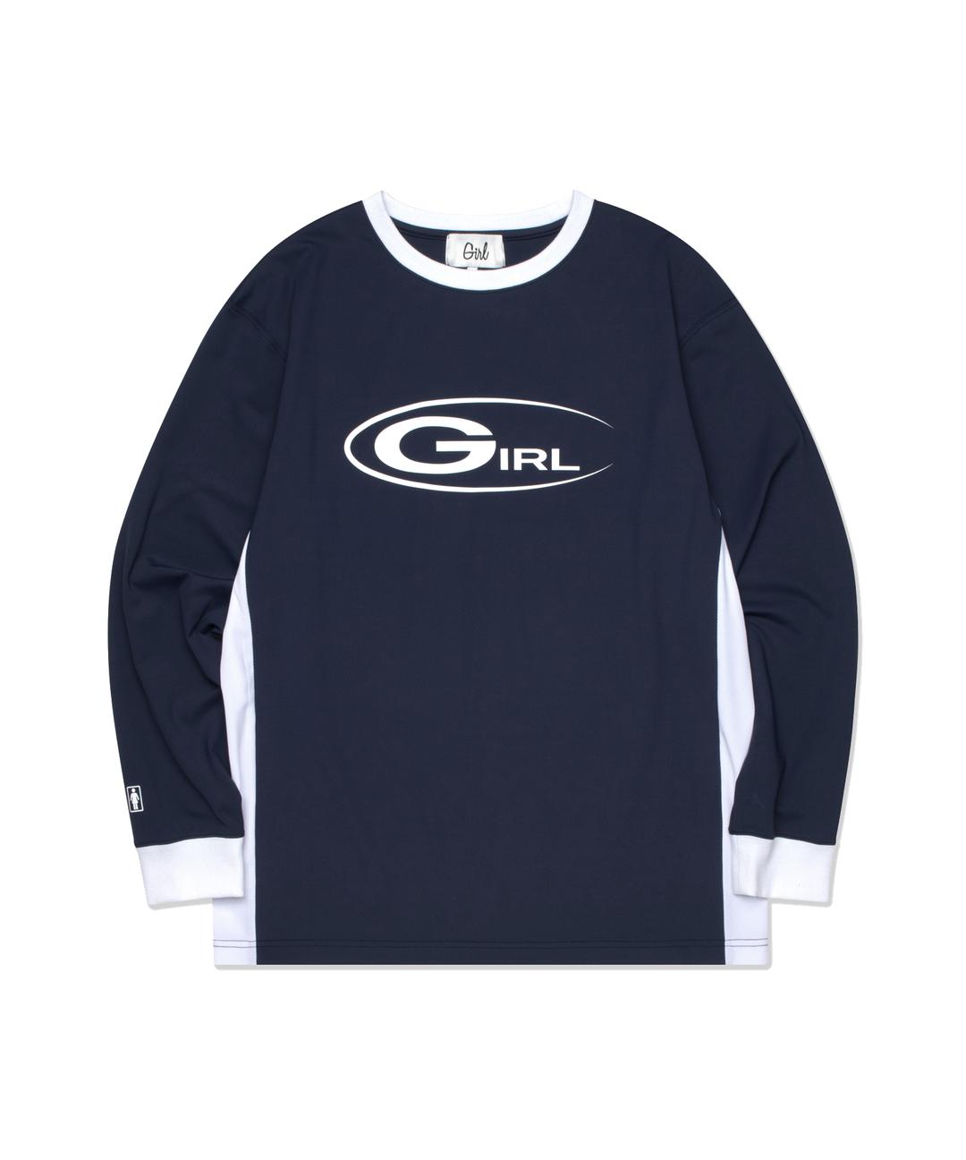 SPORTY JERSEY TOP navy
