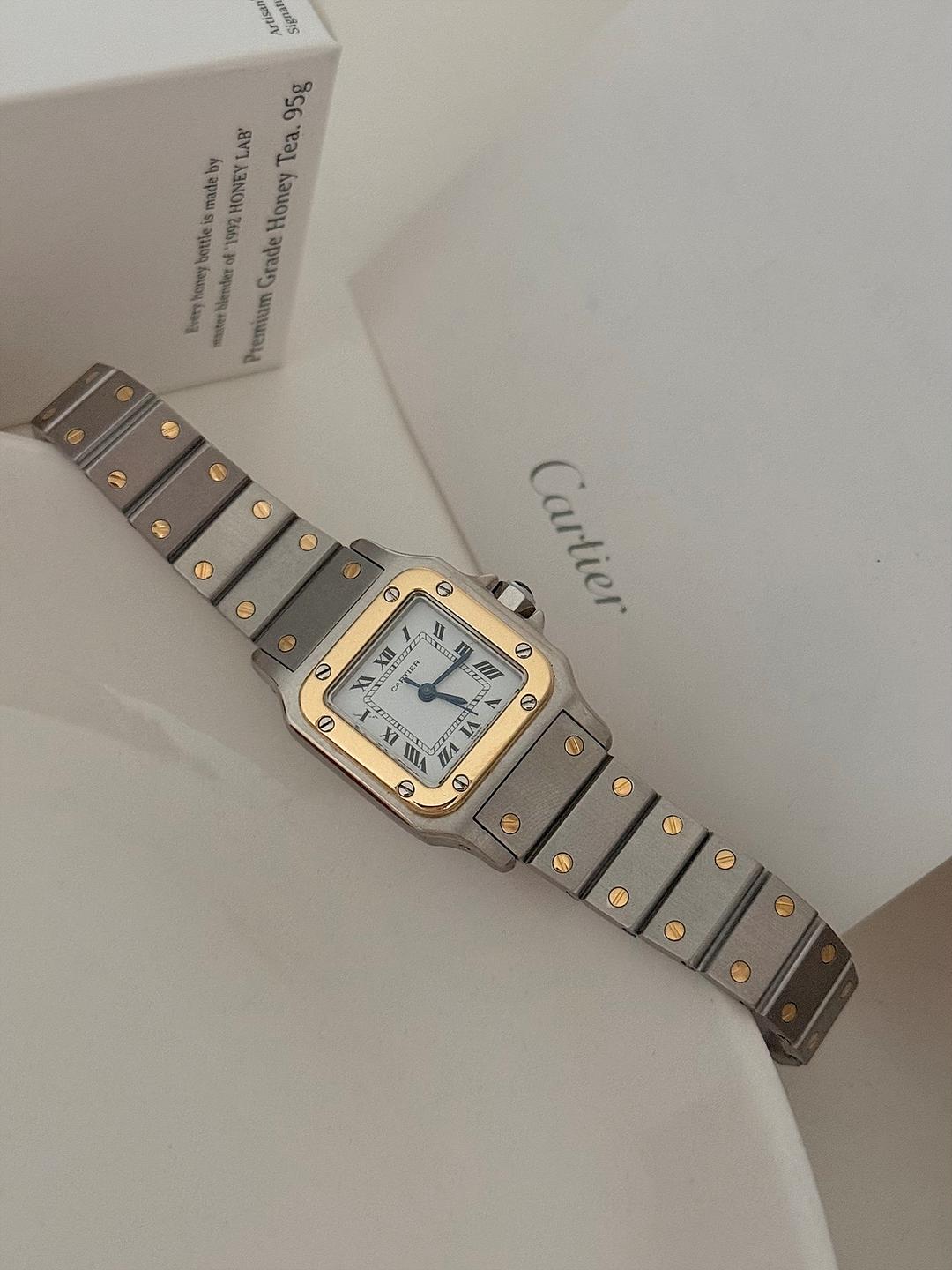 CARTIER Santos de Cartier Carree Automatic 18k combi