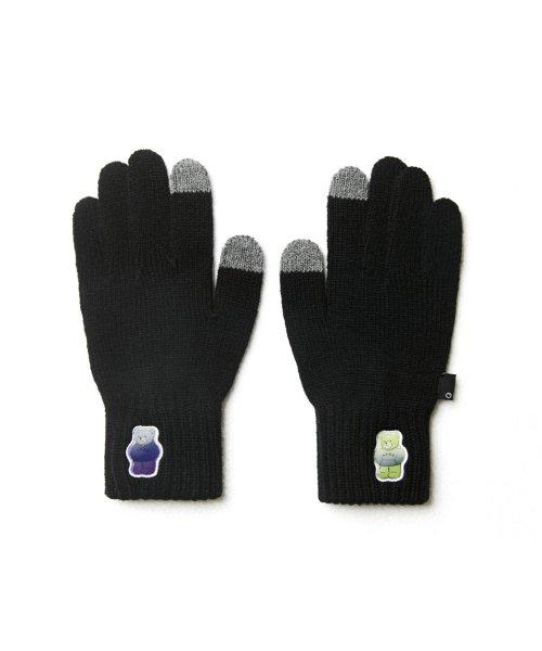 Double Patch Glove_Black