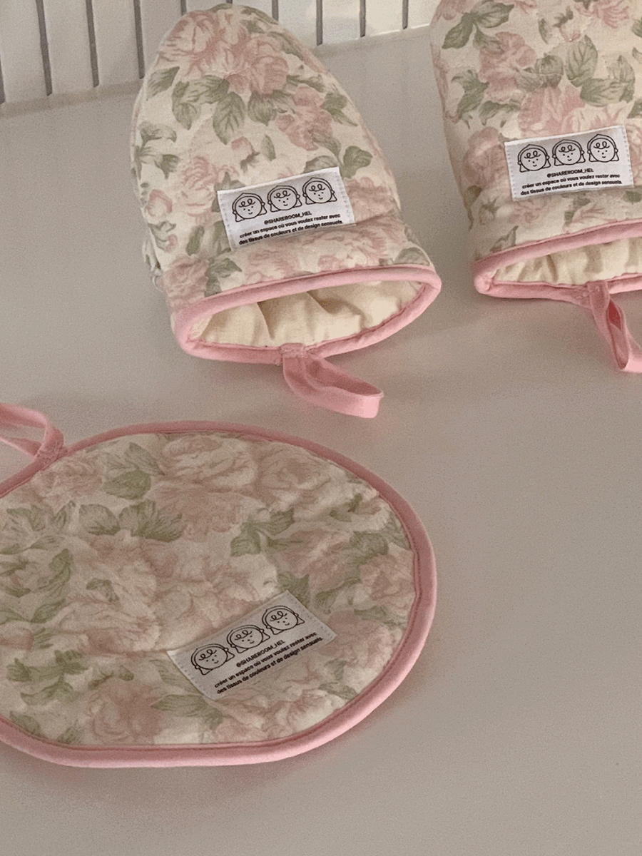 라비앙로즈 냄비받침&주방장갑